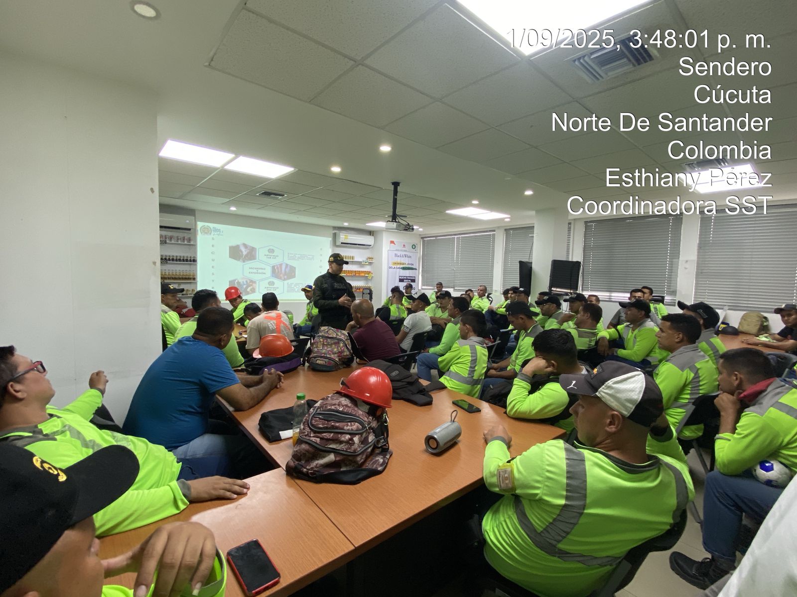 Evidencia de capacitación